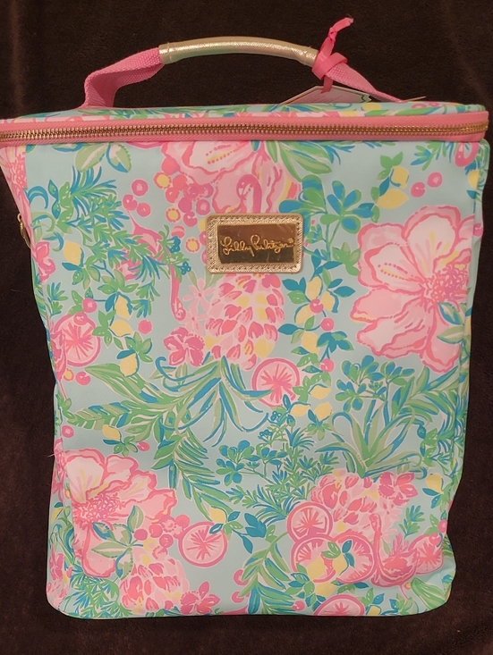 Lilly Pulitzer Handbags - 💗 NWT Lilly Pulitzer Flamingo Cooler / Wine Carrier
